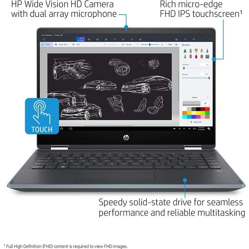 HP Pavilion 14 英寸 FHD IPS 触摸屏学生和家庭笔记本电脑